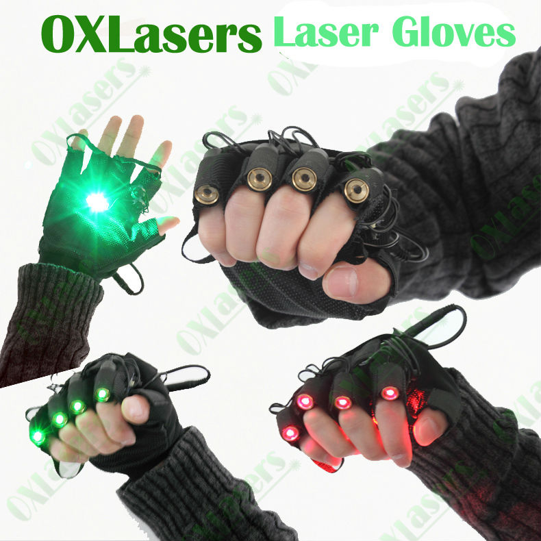 gants laser vert pas cher