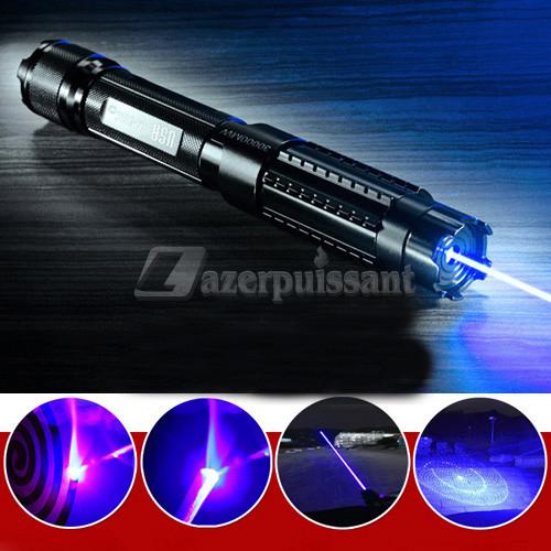 Pointeur Laser bleu 30000mW Puissant Laser Lampe LED Pas Cher Prix