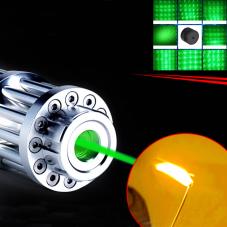 Surprise! Achat HTPOW gatlin pointeur laser vert 6000mW/ 8000mW envoyer avoir libre 8in1 de tête laser pointeur