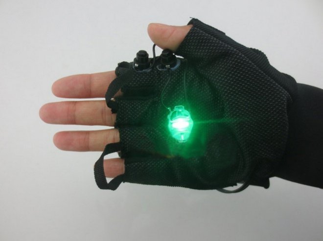 Gants Laser Vert 