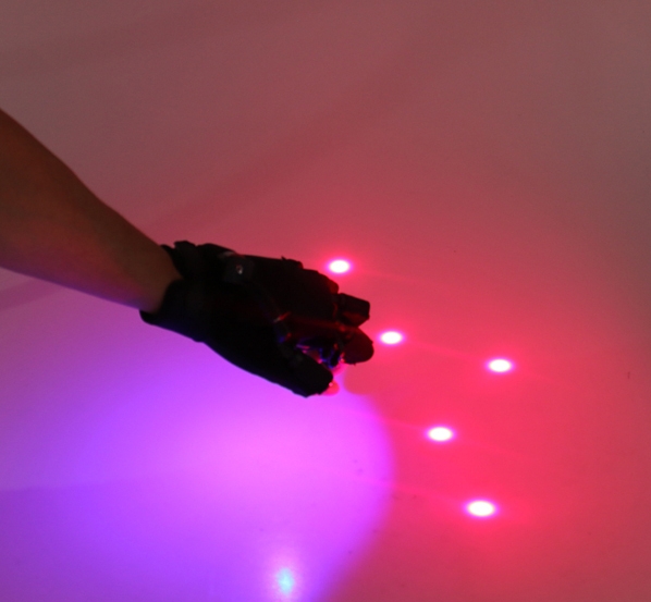 gants avec laser