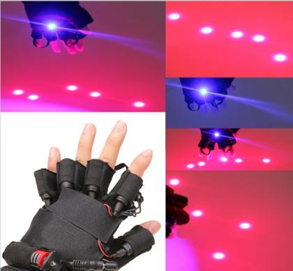 Gants Laser Rouge DJ Meilleur Prix Club Bar KTV 