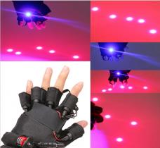 Gants Laser Rouge DJ Meilleur Prix Club Bar KTV (Gauche et Droite)