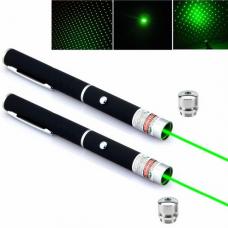 HTPOW Stylo Pointeur Laser 50MW 532nm Laser Vert étoilée 2 en 1