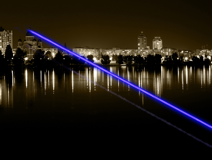 laser pointeur bleu