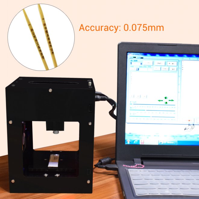 mini machine gravure laser 1500mW