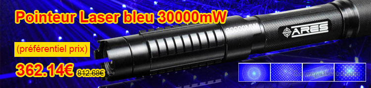 Pointeur Laser bleu 30000mW